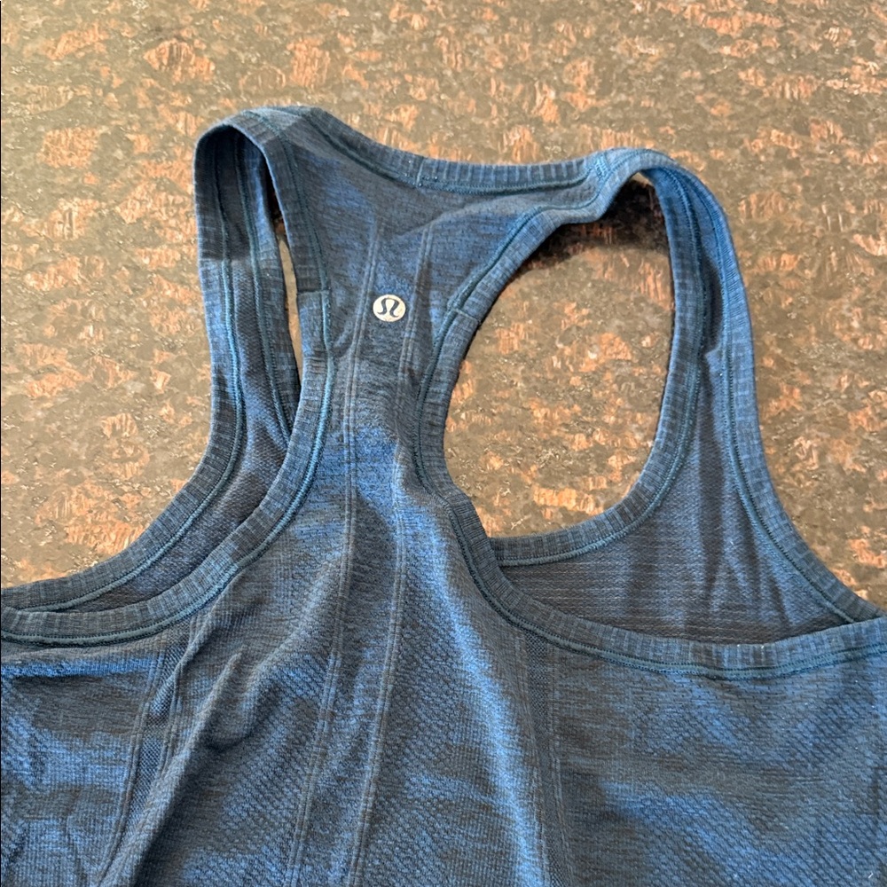 lululemon athletica Blue Tank Top